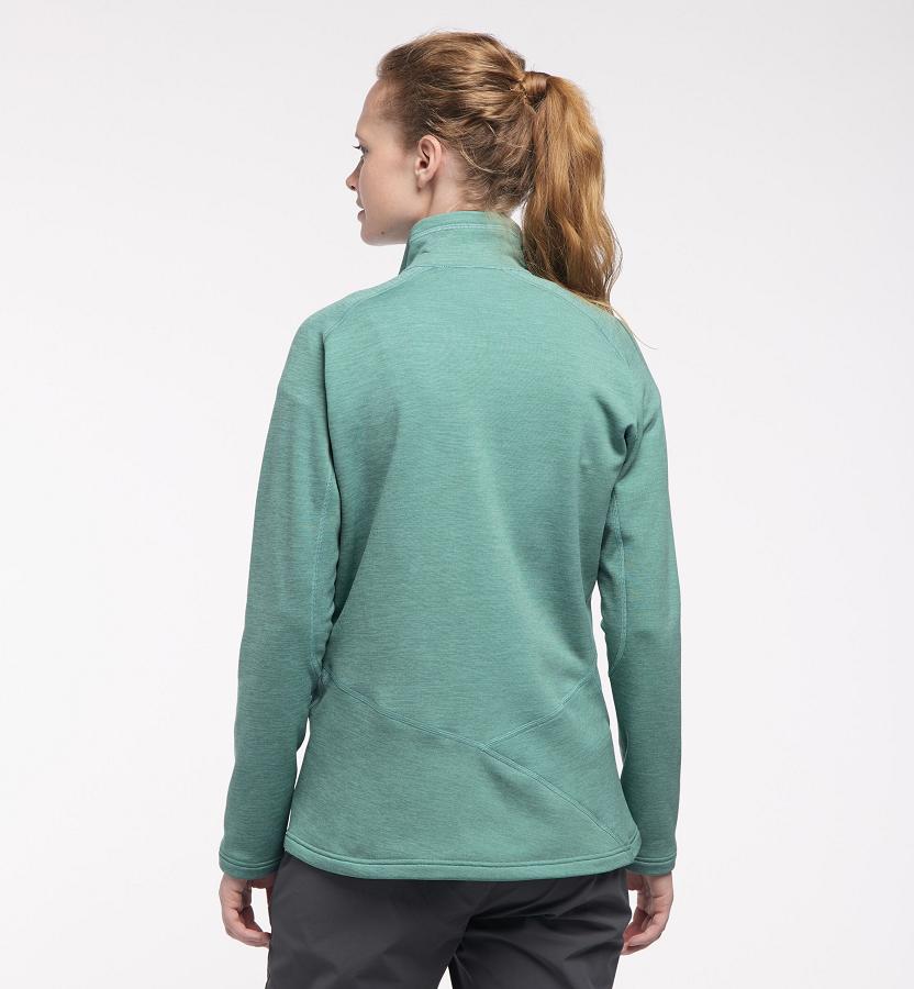 Haglöfs Womens Heron Fleece Green New Zealand 29618HLFK